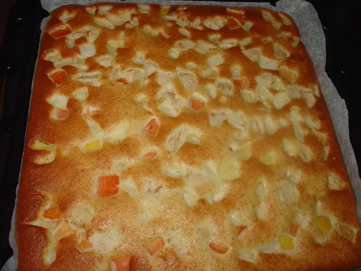 Фруктовый пирог – быстрый, бюджетный и вкусный.: шаг 3