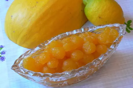 Варенье из тыквы " солнышко ": шаг 1