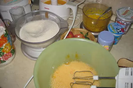 Цитрусово-творожный кекс: шаг 1