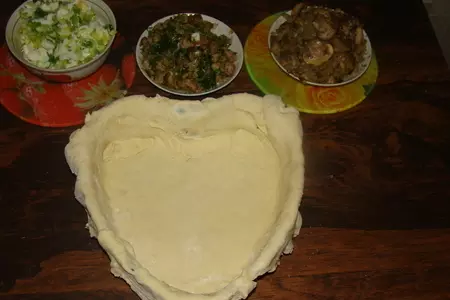 Многослойный закусочный пирог.: шаг 3