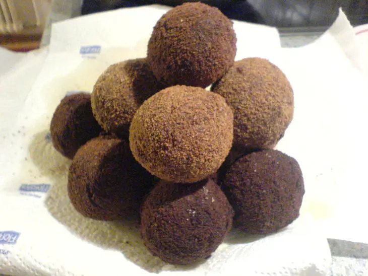 Gebackene leber knödel   кнёдель печёночный.: шаг 4