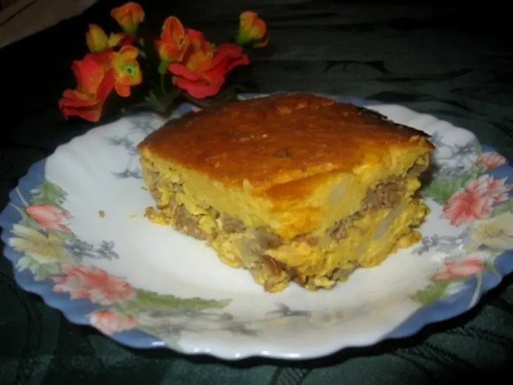 Картофельно-мясная запеканка: шаг 1