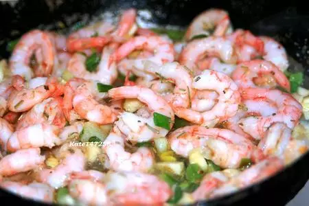 Креветки жареные по-корейски.: шаг 4