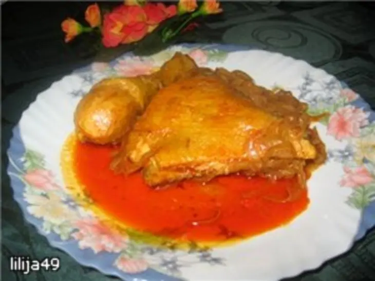 Куриные окорочка в луковом соусе: шаг 1