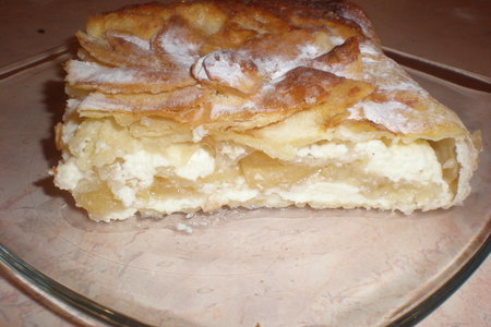 Пирог творожно-яблочный из лаваша: шаг 8
