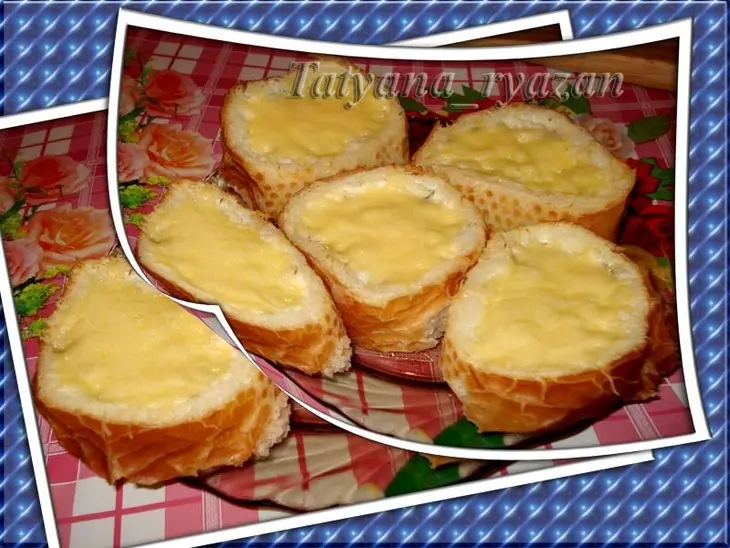 Хлебные гнeзда с рыбкой: шаг 6