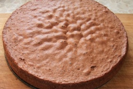 Бисквит ванильно-орехово-шоколадный: шаг 1