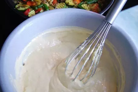 Пирог заливной с овощами "mediterrane": шаг 1