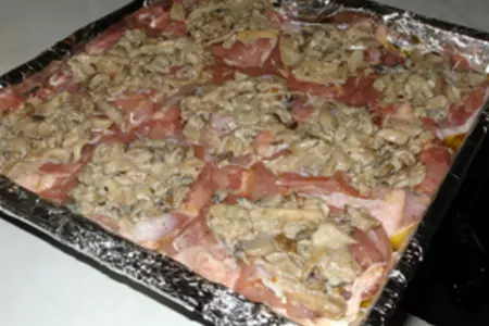 Окорочка запеченные с грибами и сыром: шаг 4