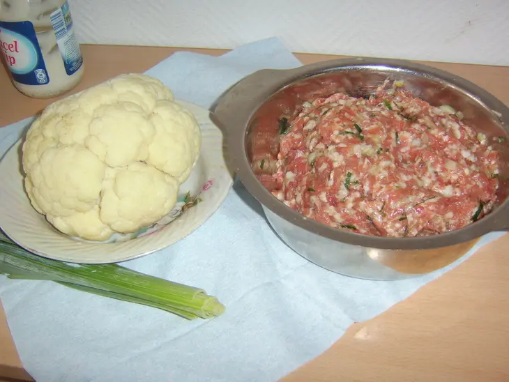 Фаршированная цветная капуста.: шаг 3