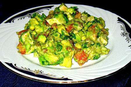 Салат из авокадо с куриной грудкой-гриль: шаг 5