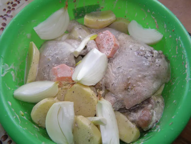 Курочка в картофельном раю: шаг 2