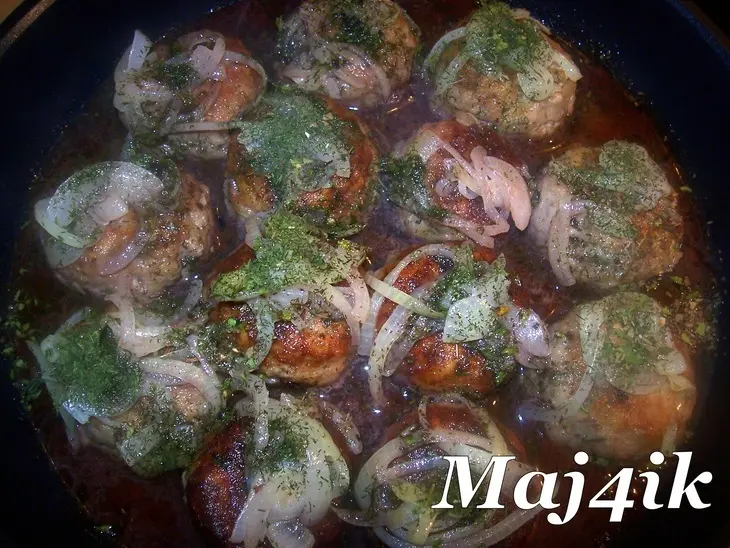 Пикантные мясные шарики-тефтельки в необычном соусе: шаг 6