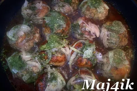 Пикантные мясные шарики-тефтельки в необычном соусе: шаг 6