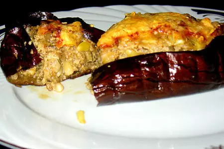 Баклажаны,фаршированные сыром фета и кедровыми орешками: шаг 4