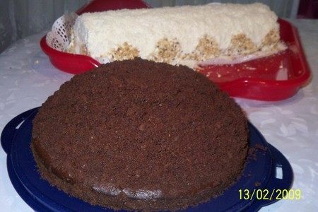 Торт "шоколадный муравейник с вишней": шаг 3