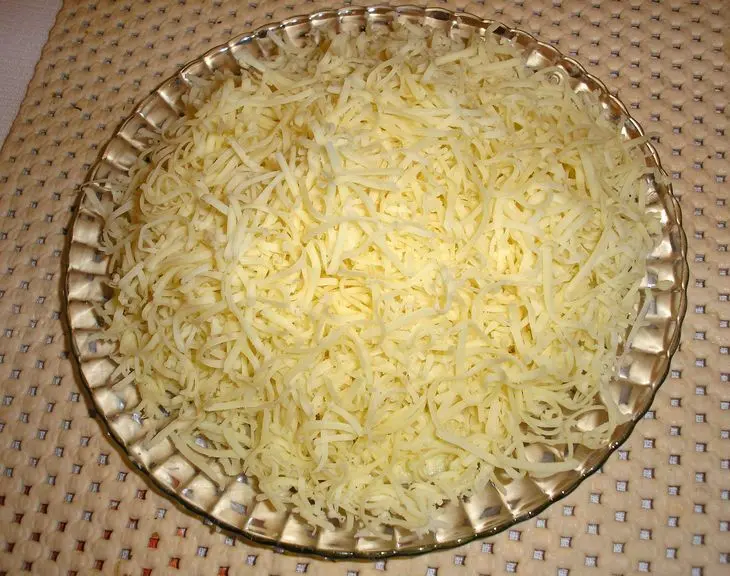 Сыр  с  ананасом: шаг 2
