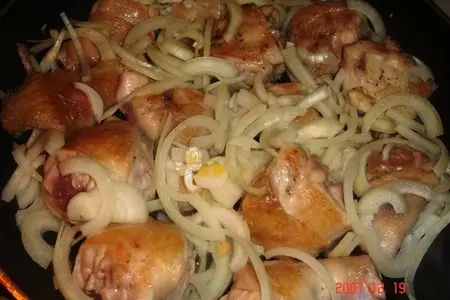 А-ля "чахохбили" в горшочках: шаг 1