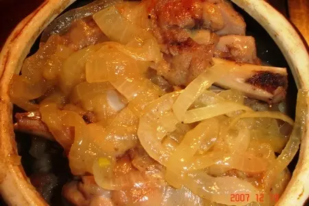 А-ля "чахохбили" в горшочках: шаг 3