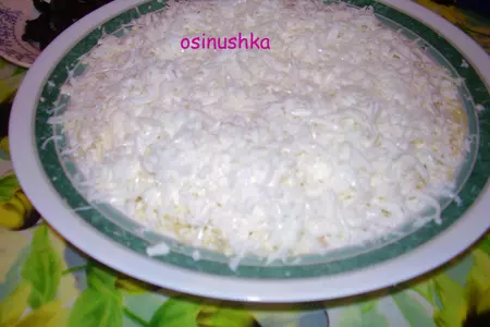 Салат "березка": шаг 4