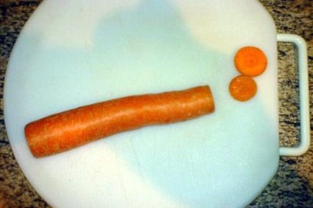 Морковь, резаная соломкой: шаг 2