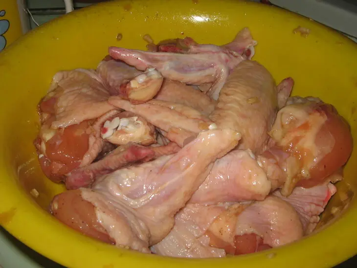 Крылышки куриные в медовой глазури.: шаг 3