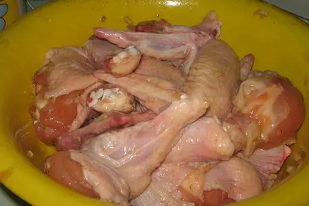 Крылышки куриные в медовой глазури.: шаг 3