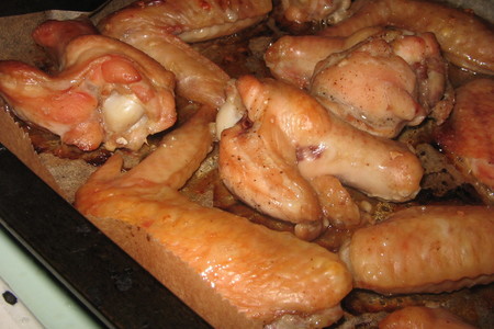 Крылышки куриные в медовой глазури.: шаг 5