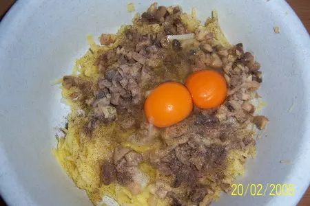 Драники с грибами: шаг 2