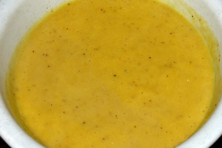 Куриная грудка с манго на шпажках в манго-чили соусе: шаг 4