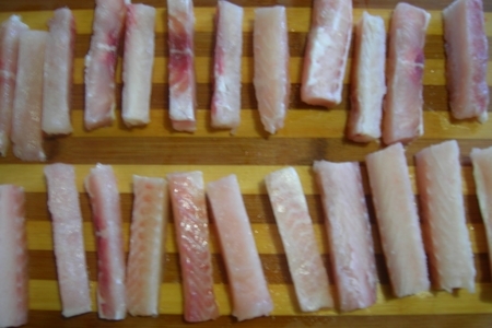 Рыбные палочки в сырно-картофельном тесте: шаг 5