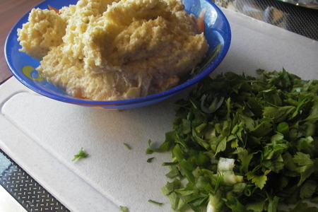 Фаршированная картошка со сметаной и зеленью: шаг 3