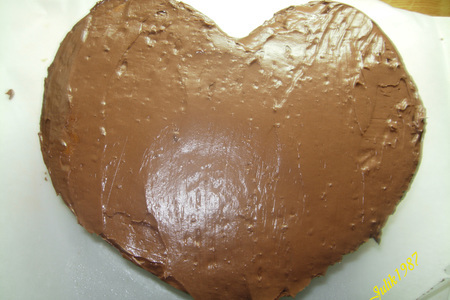 Торт "шоколадное сердце": шаг 5