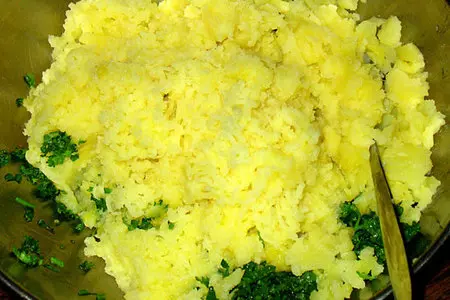 Картофельные мини-омлетики с овощами: шаг 2