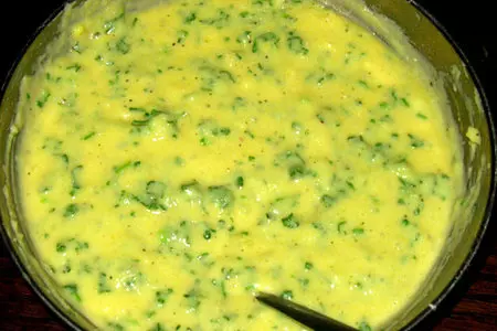 Картофельные мини-омлетики с овощами: шаг 3