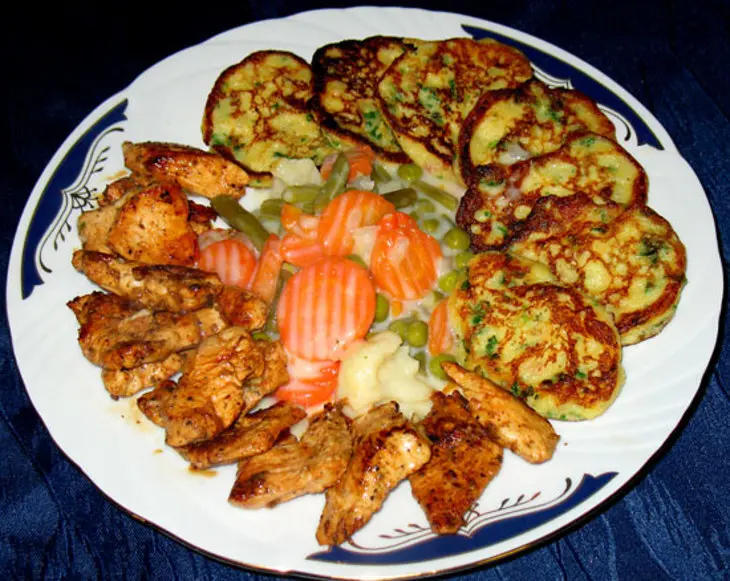 Картофельные мини-омлетики с овощами: шаг 7