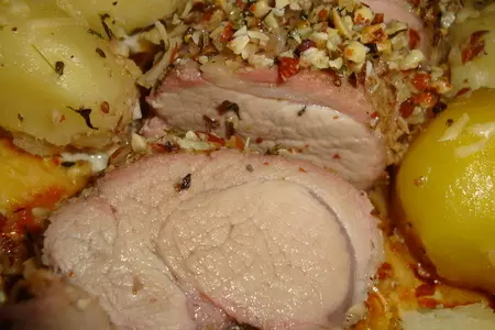 Сочное мясо в ореховой панировке: шаг 4