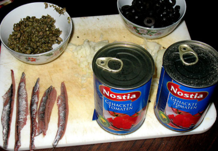 Паста (из цельного зерна) с томатным соусом и ньоками из пёстрого окуня (тилапии): шаг 3