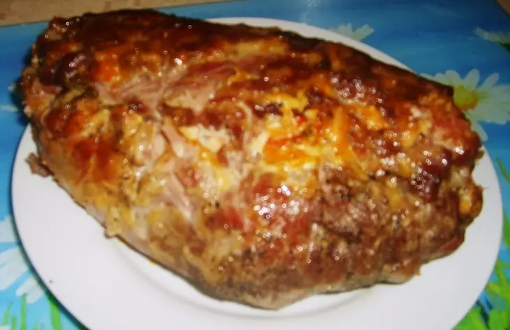 Мясной рулет "мраморный": шаг 7