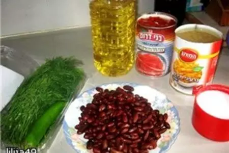 Мексиканский салат: шаг 1