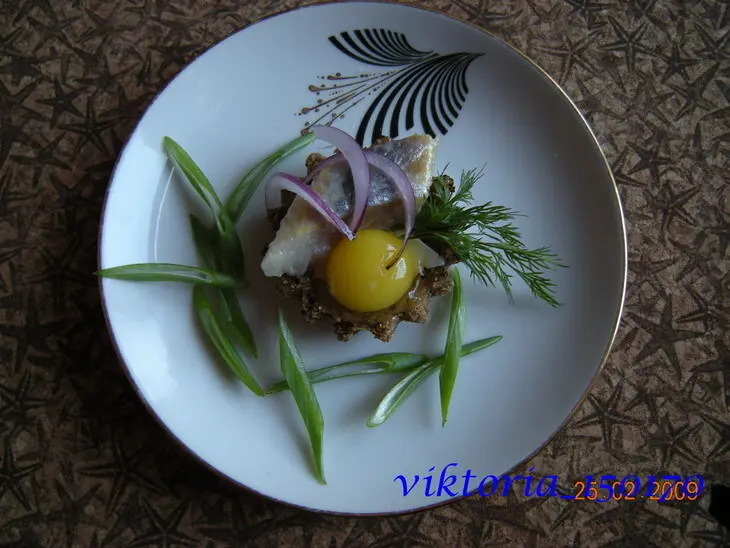 Корзиночки с сельдью: шаг 3
