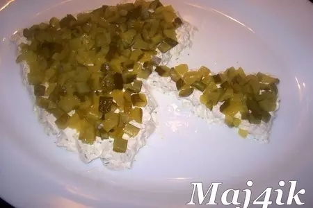 Салат "пиковая дама": шаг 2