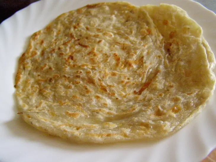 Лепешки с грибами и сыром: шаг 7