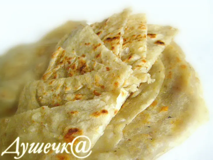 Лепешки с грибами и сыром: шаг 8