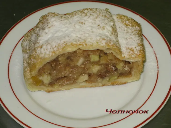 Штрудель яблочный.: шаг 5