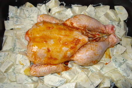 Курица с картошкой: шаг 6