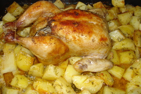 Курица с картошкой: шаг 8