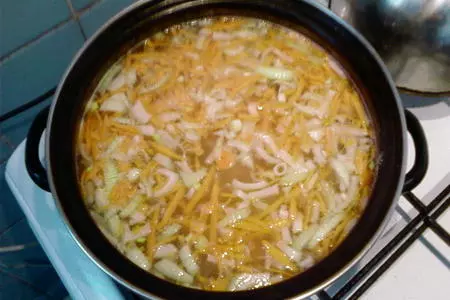 Овощной суп с хреном и горчицей: шаг 3