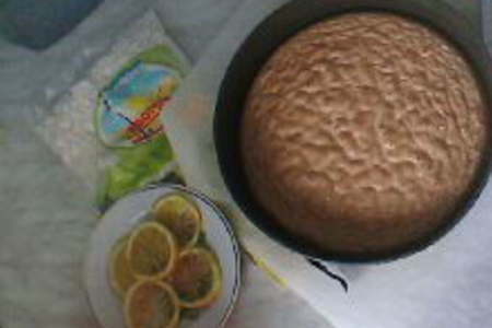 Торт "лимонно-творожный" вариант: шаг 1