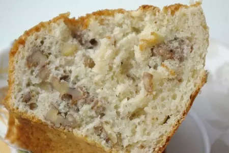 Сметанный кекс с грецкими орехами: шаг 3